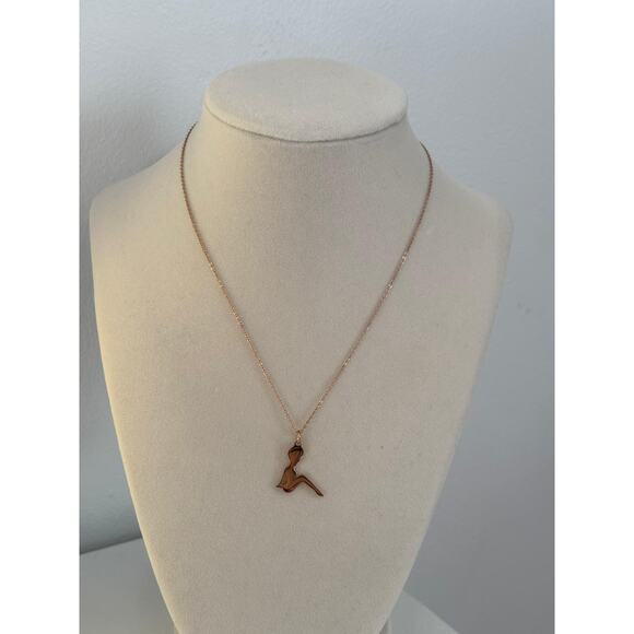 Unbranded Jewelry - Gold Minimalist Woman Pendant Necklace Stainless Steel Aesthetic Jewelry